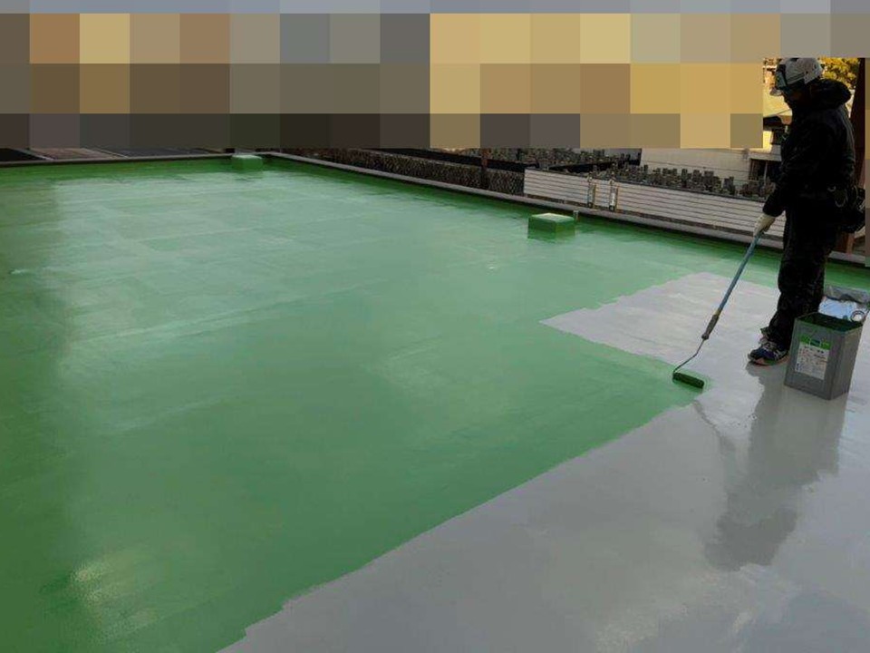 トップコート塗布の工程です