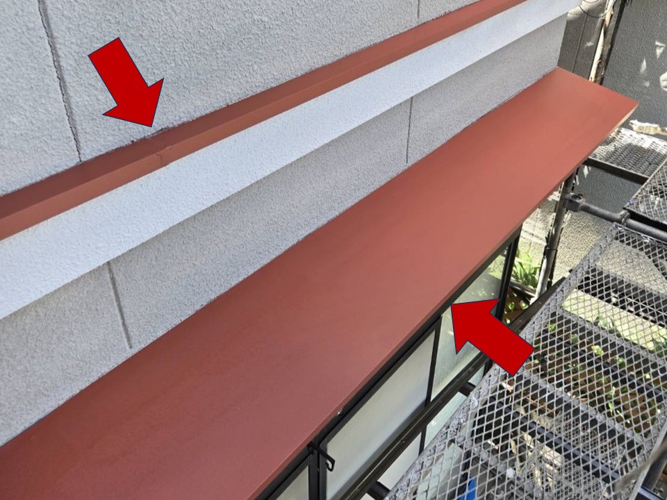 錆止め塗布完了の状態です