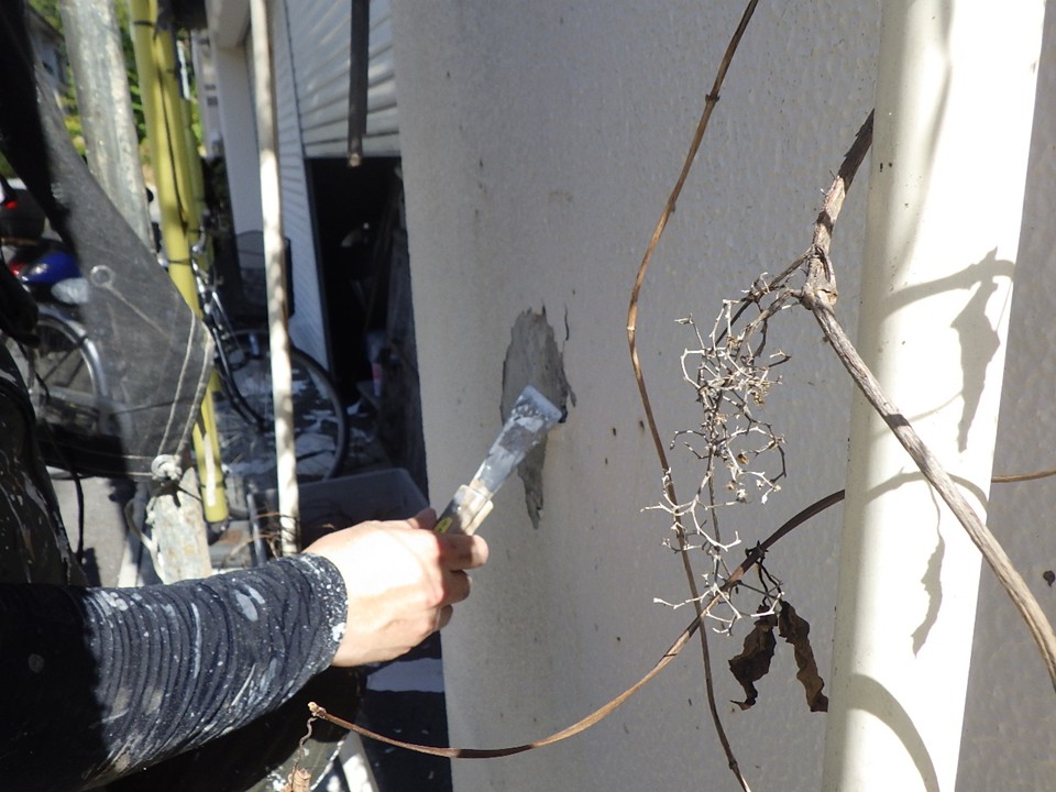 劣化箇所剥ぎ取り