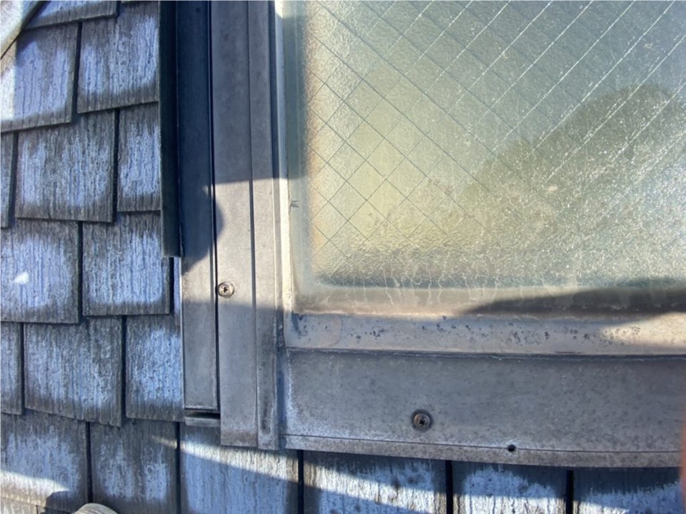 枠まわりのパッキン劣化