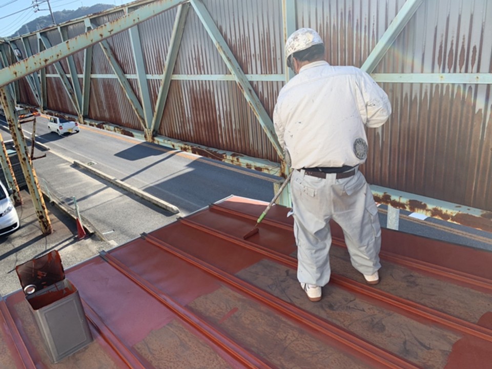 錆止め塗装工程