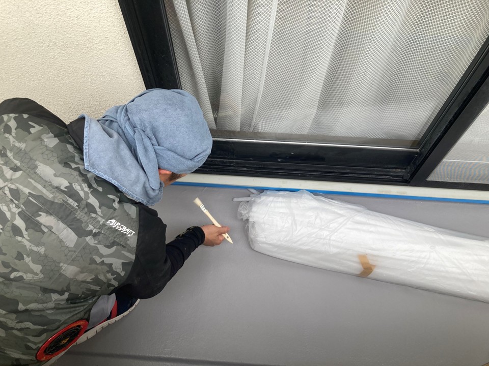 プライマー塗布をします