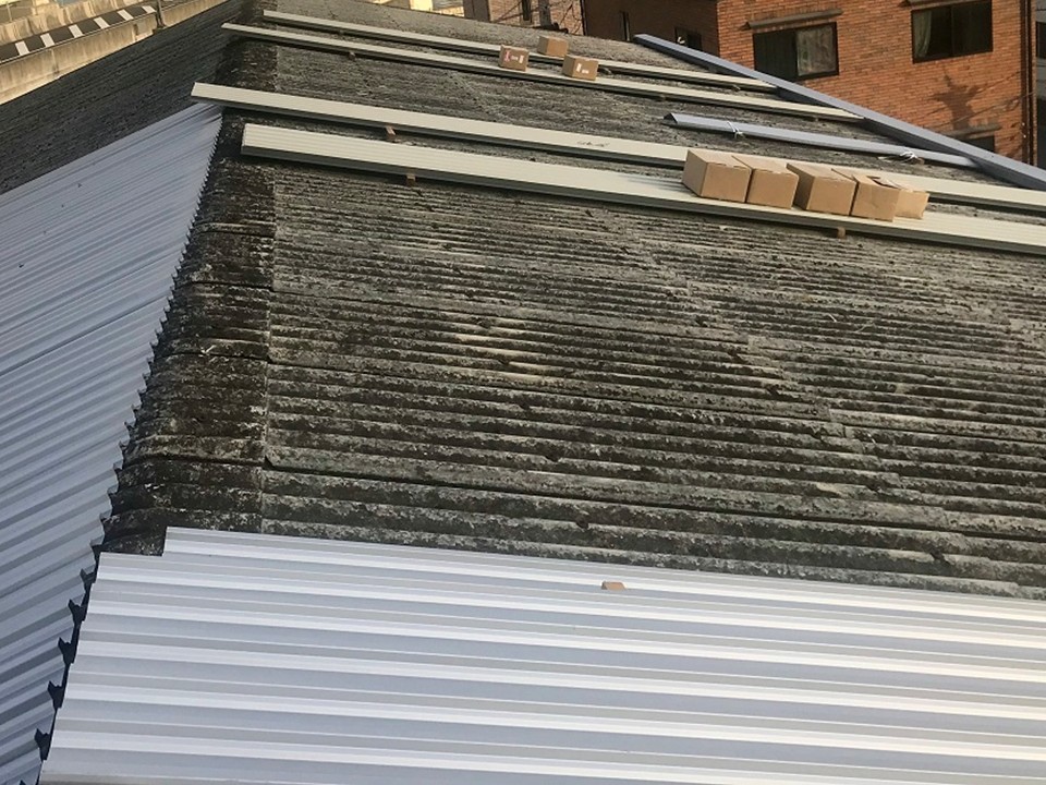 カバー工法を施工しました