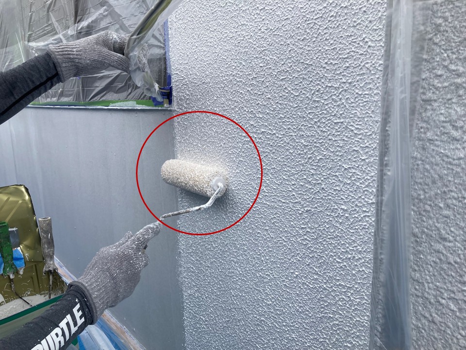 パターン付け作業の様子です