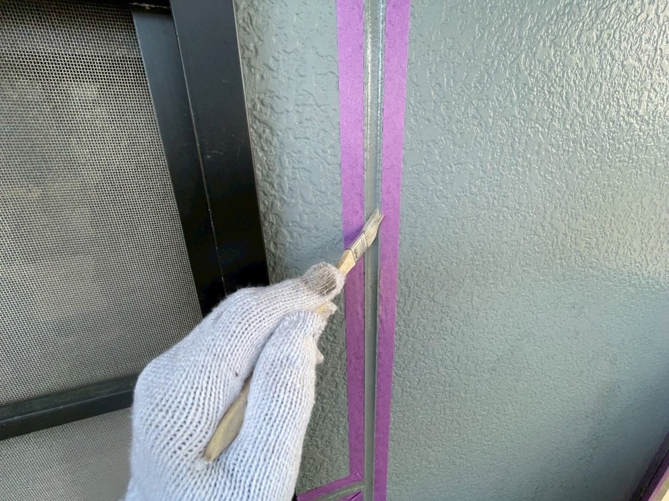 コーキング打ち替えを施工しました