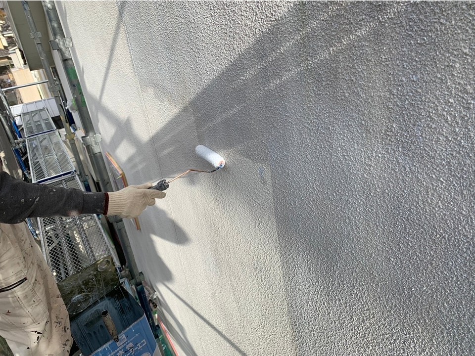 下塗りの工程です