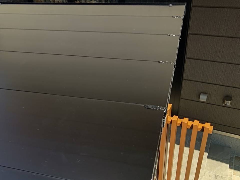 シーリング処理をしています