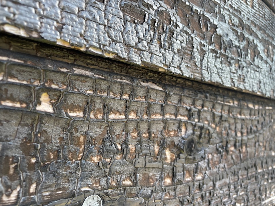 焼杉外壁の劣化症状