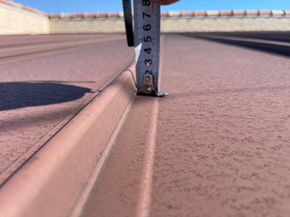 塗装前の屋根です