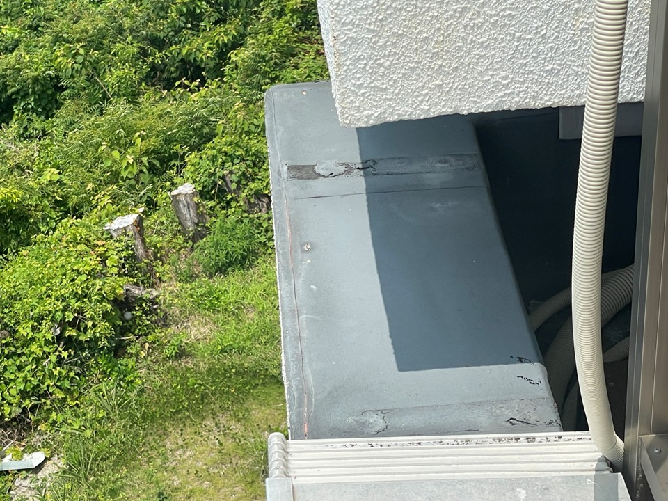 笠木部分の調査を行いました