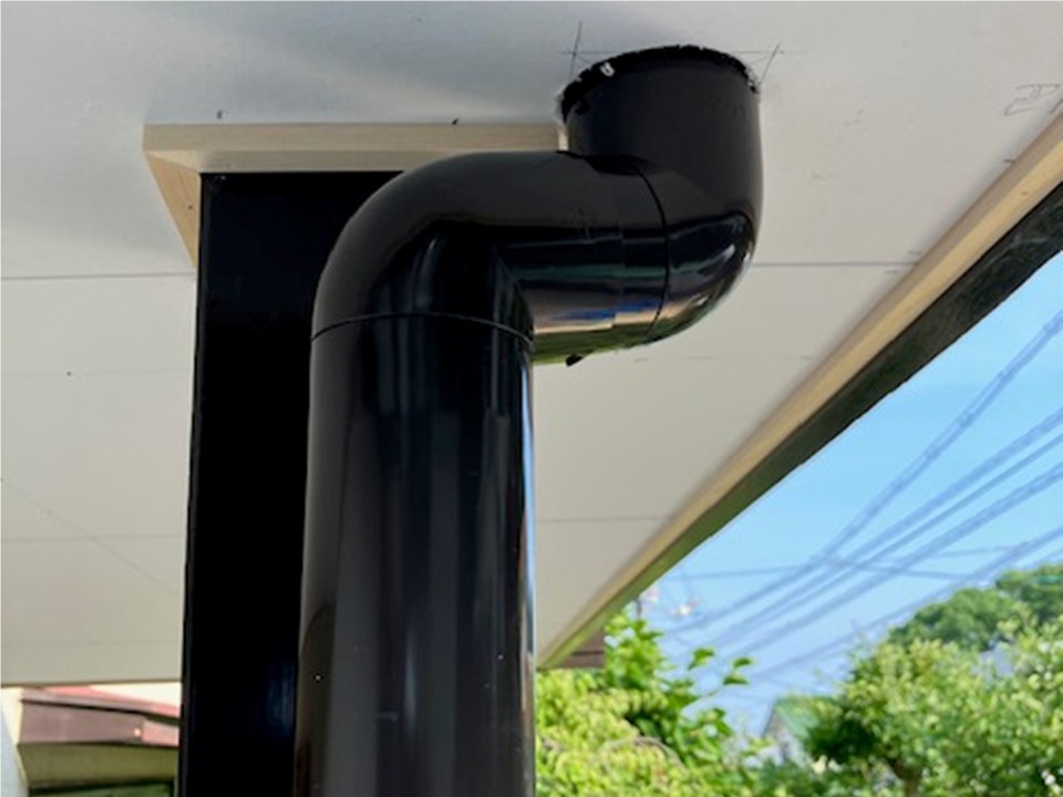 雨樋の交換を行いました