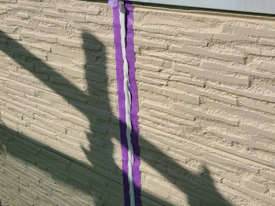 シーリング充填していきます