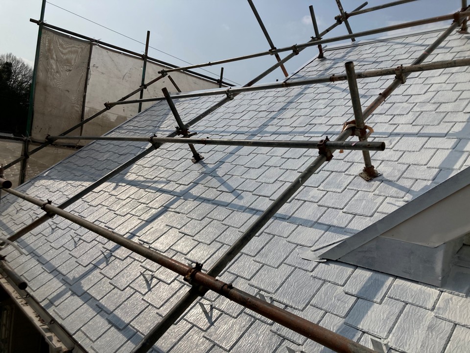 下塗り完了しました