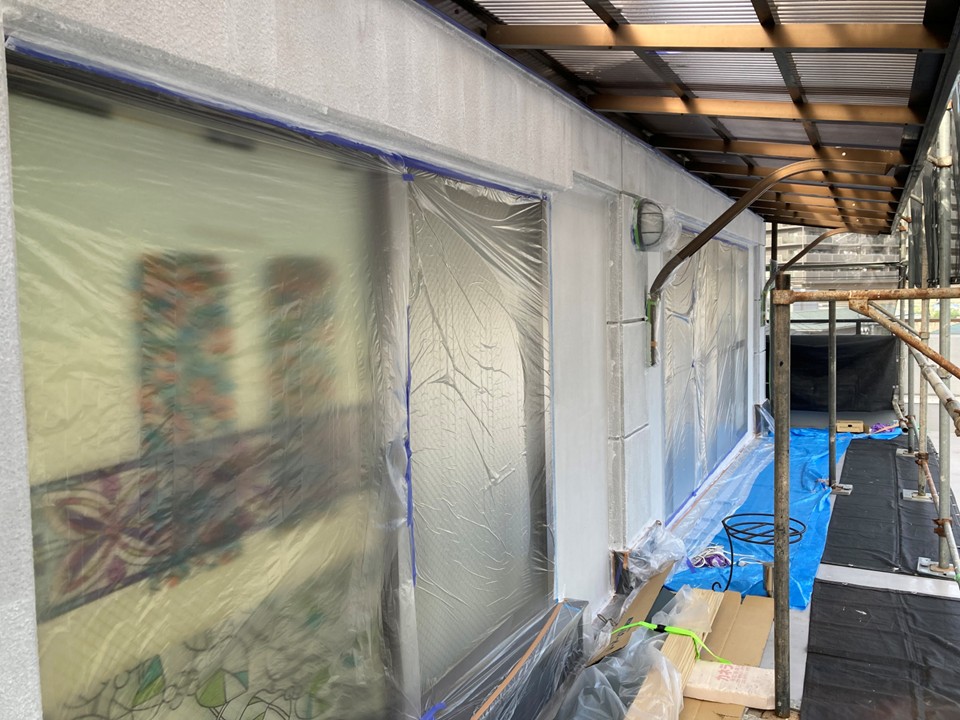 下塗りが完了しました