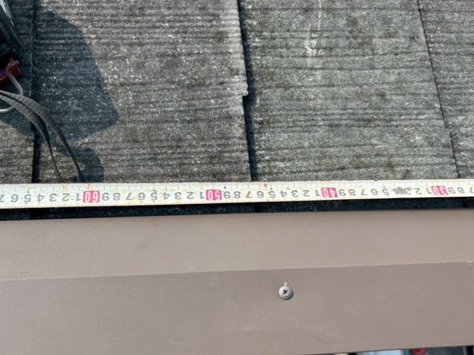 新しい板金の取り付けを行いました