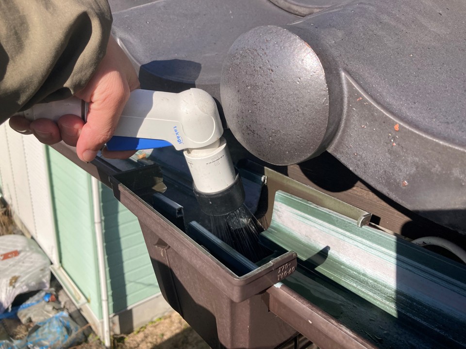 散水試験を実施