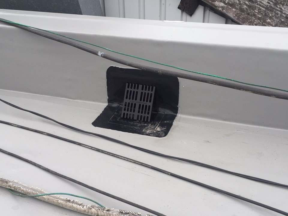 ドレン（排水口）周辺の防水処理