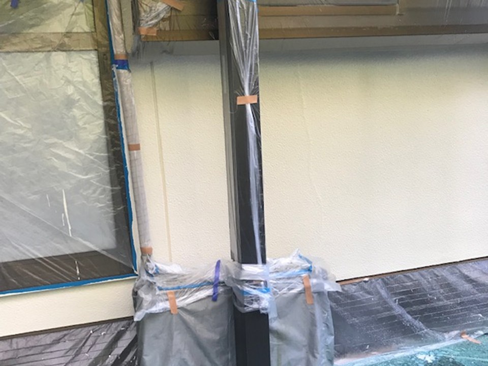 養生作業です。