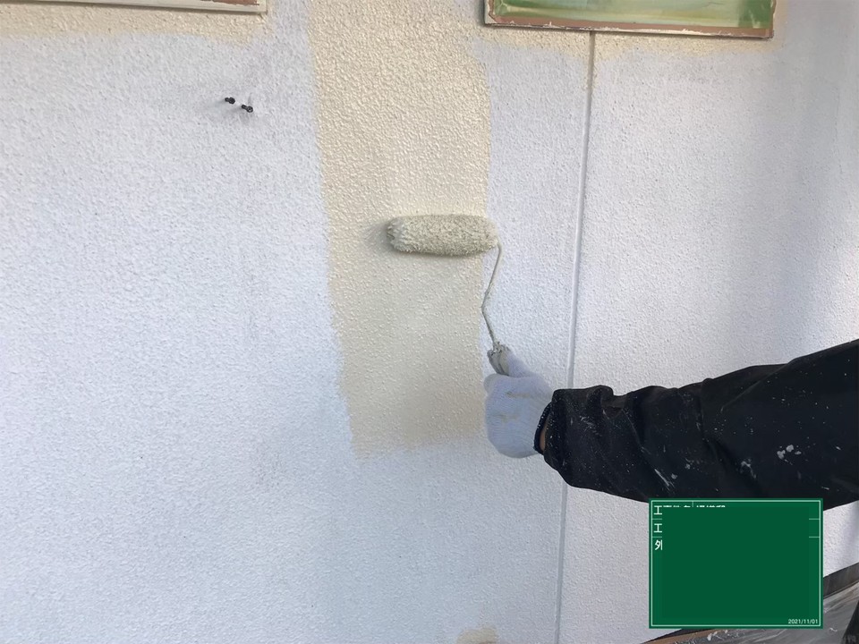 中塗りの工程です