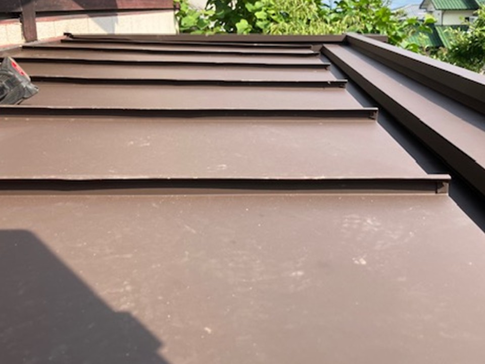 屋根を新設しました