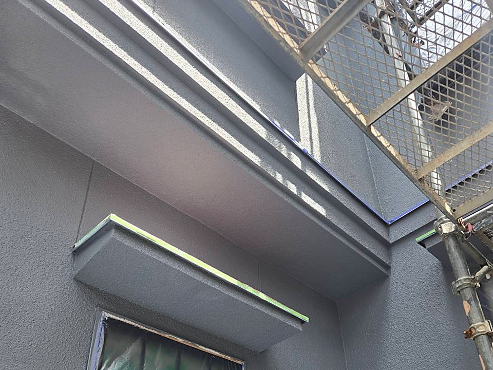 上塗り工程で完成です