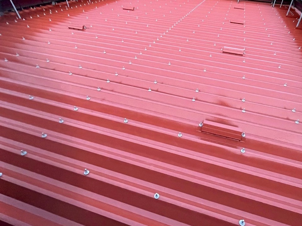 サビ止め塗料塗布完了