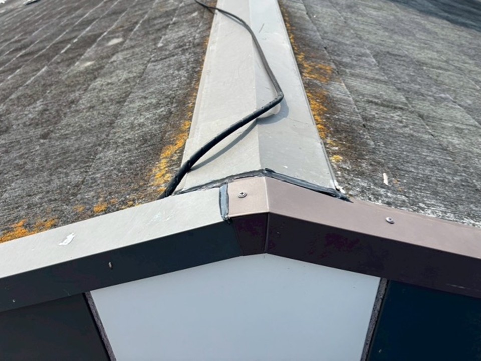 板金工事完成しました　