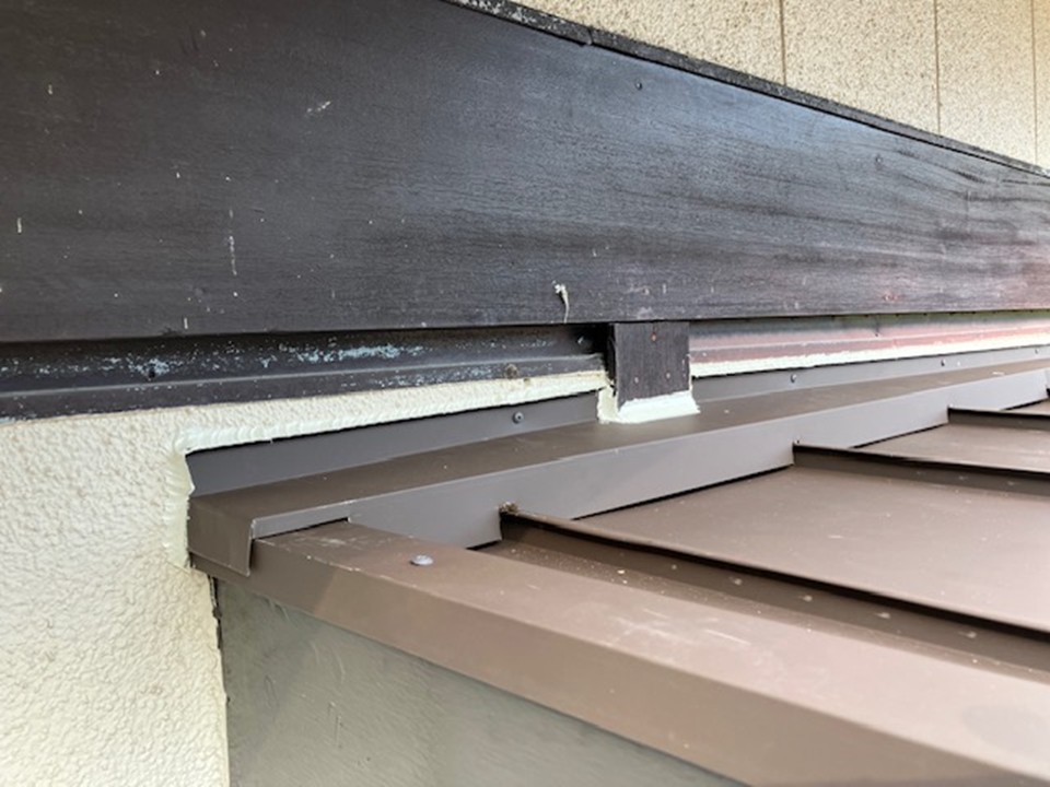 屋根を新設しました