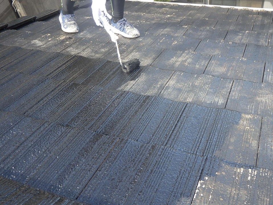 中塗りの工程に入ります