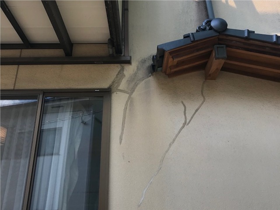 塗装前の外壁です