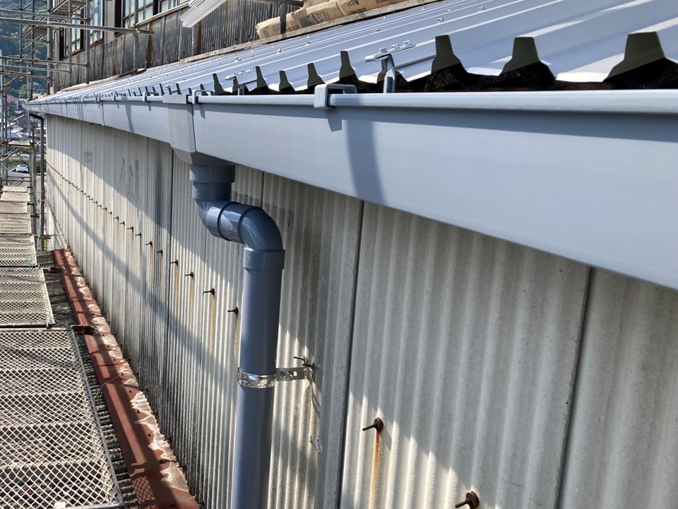 雨樋交換工事完成しました