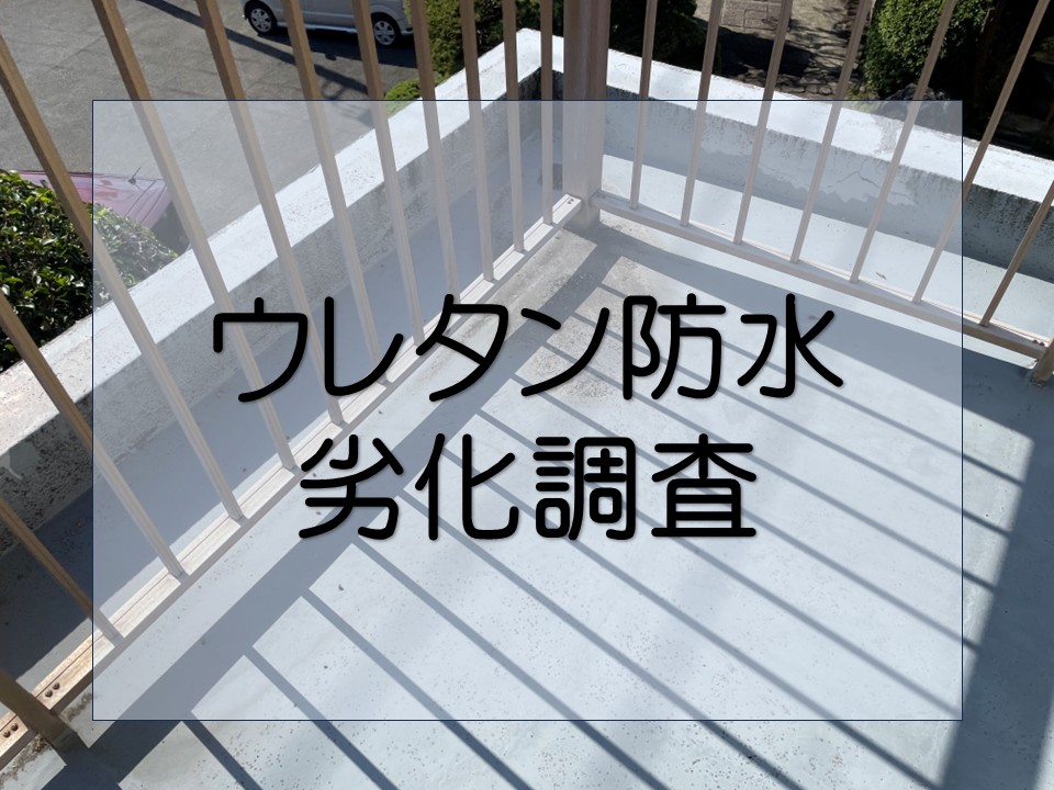 ウレタン防水劣化調査