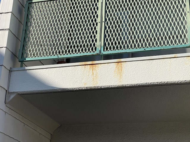 マンション手すり劣化