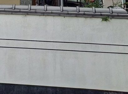 施工前の擁壁の状態です