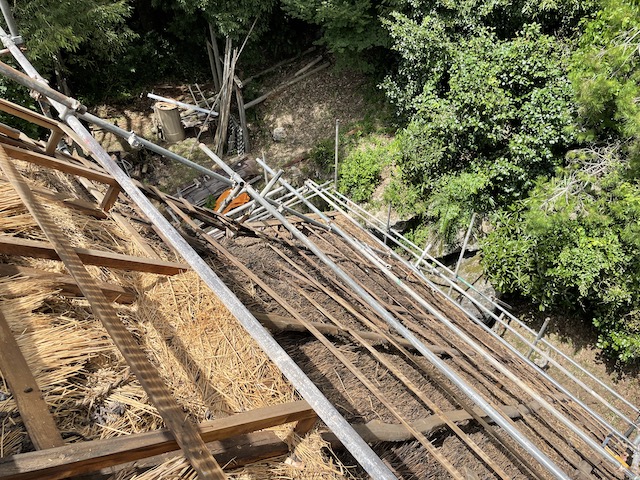 トタン屋根撤去