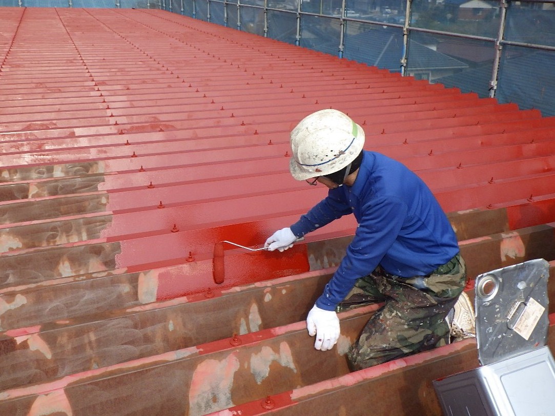 錆止め塗装を行っています