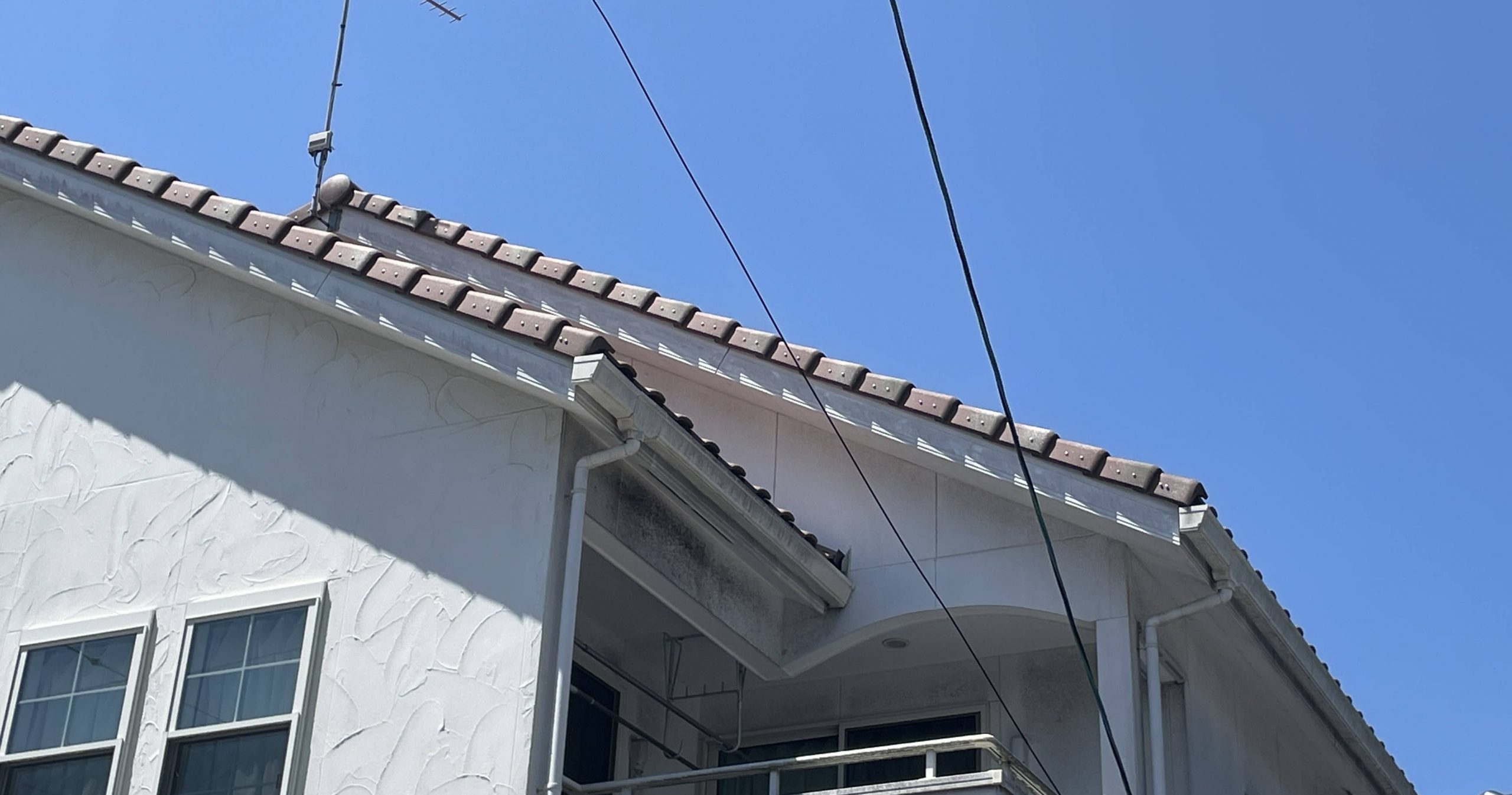 破風板塗装前