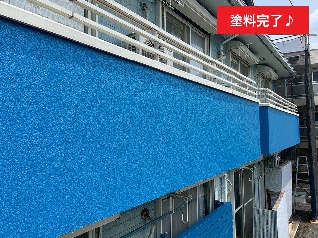 アパート外壁塗装完了