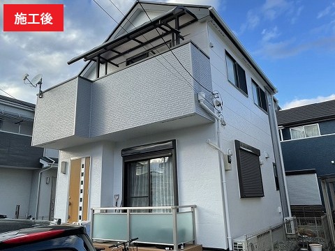 外壁塗装後