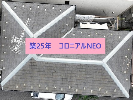 屋根はコロニアルNEOです