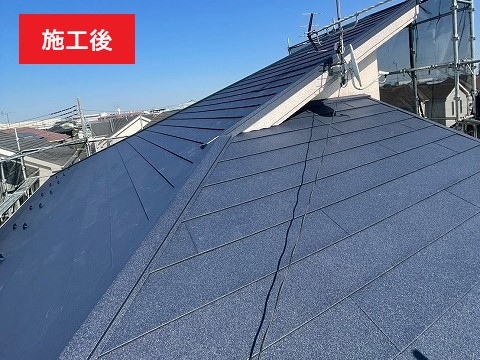 モニエル瓦を葺き替え工事！瓦から金属屋根に♪