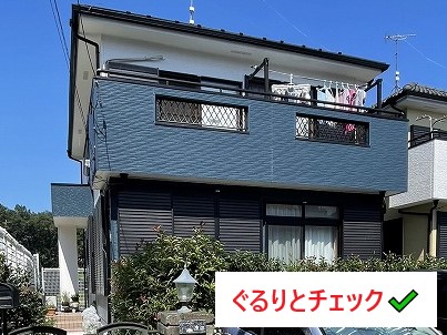 雨漏り修理　散水試験で雨漏り箇所の特定！笠木からの雨漏り