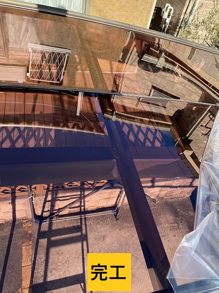 カーポート屋根交換終了