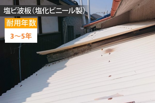 駐車場屋根の張り替え工事