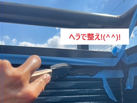 雨漏り修理 散水試験で雨漏り箇所の特定!笠木からの雨漏り