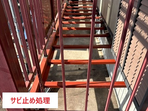 アパートのベランダ鉄骨工事を実施！住人を守るためにもメンテナンスは重要です！