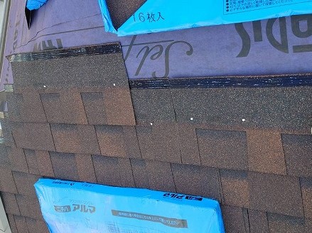 カバー工法　貼り付け