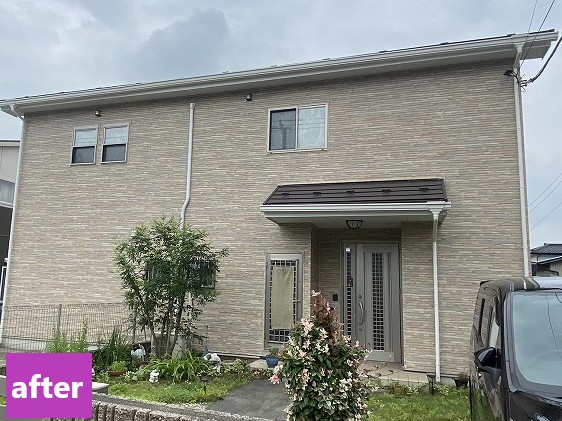 サイディング張り替え施工後
