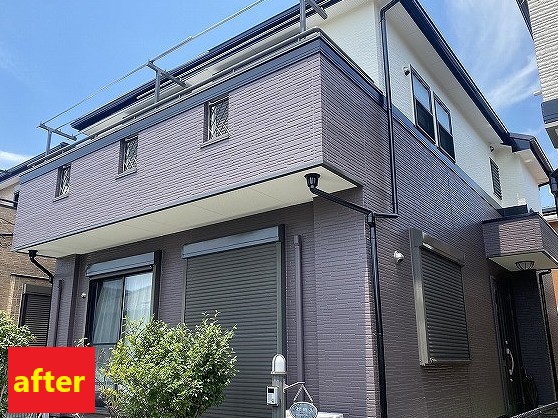 外壁塗装施工後