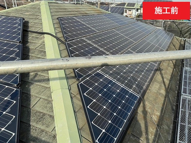 屋根カバー工法で屋根材をアルマにしたお客様